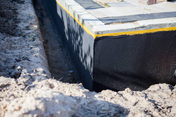Residential Foundation Crack Repair installation at a White Cloud, MI home by SJ Waterproofing Pros